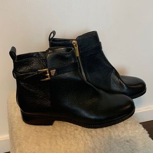 Micheal Kors Leather Booties